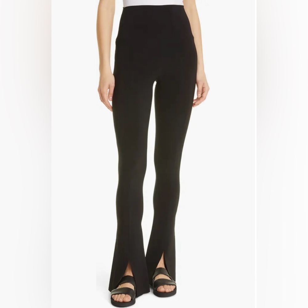 Norma Kamali Spat Slit Front Pants, size M